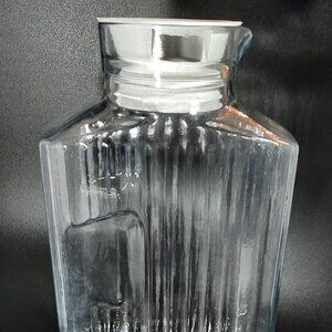 Vintage Anchor Hocking Refrigerator Glass Water Juice Bottle 2 Quart
